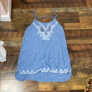 Blue tank top